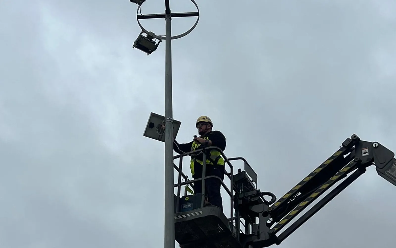 Instalación de una cámara timelapse en altura